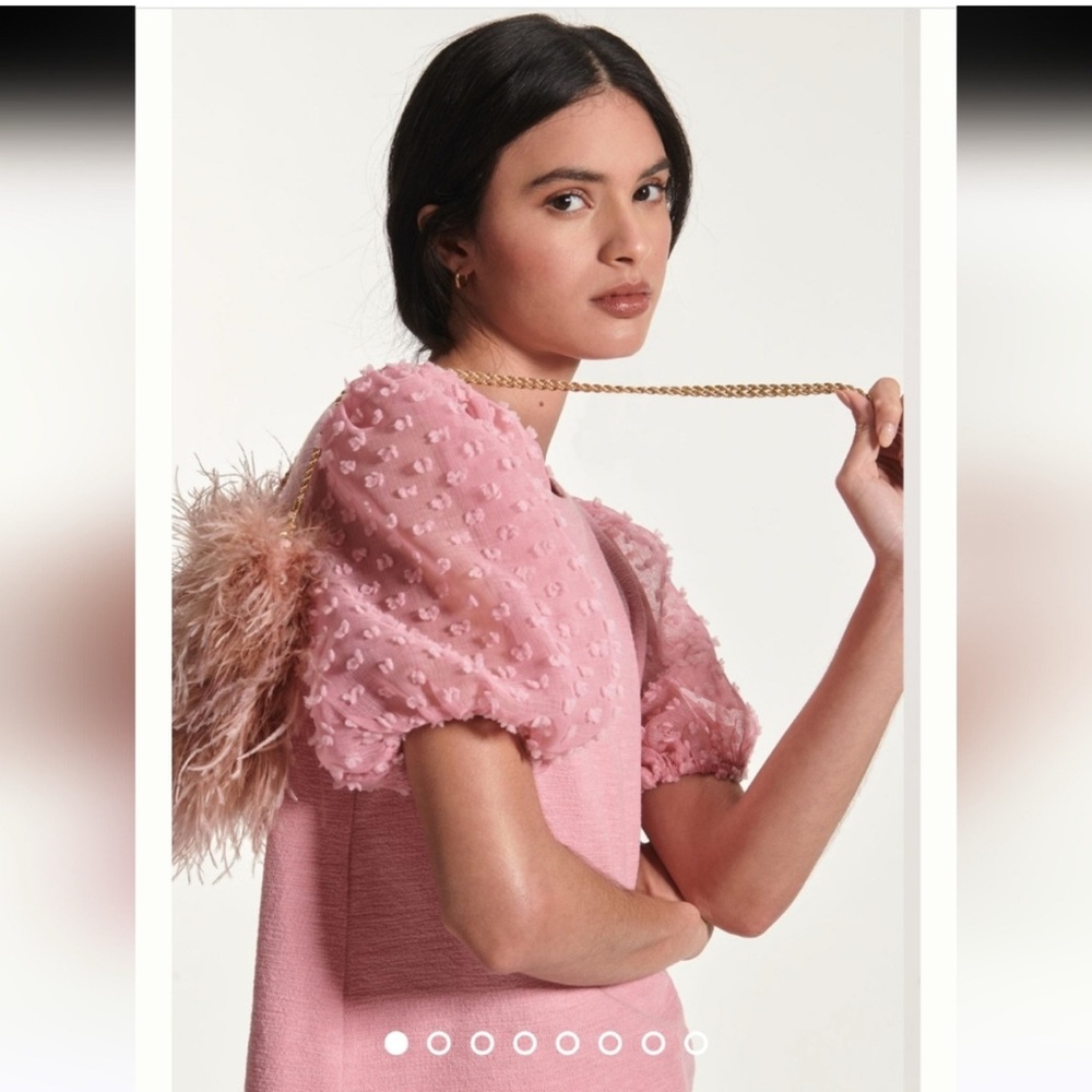 Anthropologie Maeve Dusty Rose Knit Top